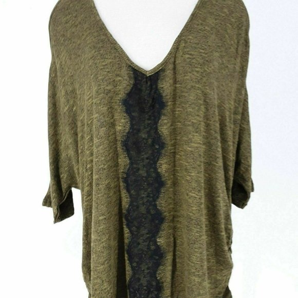 Jessica Simpson Top Women 3X Cold Shoulder Thin Op - Picture 3 of 8